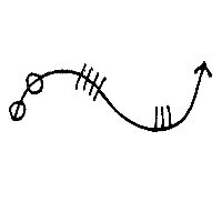 wave, wavy, lines, Letter O, Letter I